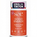 GoGo Energy Supplement: Natural Energy Boost, Cortisol Regulation, Focus Support, Zeliščna alternativa za moške in ženske