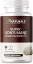 MINATURALS Lions Mane Dodatne kapsule - 5 gob kompleks pomaga z imunskim sistemom in zdravjem možganov - Chaga, Reishi, Shiitake, Lions Mane, in Maitake gobe ekstrakti