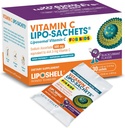 Lipo vrečke za otroke Liposomski vitamin C - 500mg na postrežbo za otroke Imunska podpora - črni ribez aroma Vitamin C za otroke - visoka absorpcija, brez dodanega sladkorja - 30 paketov