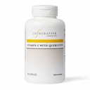 Integrativne terapije Vitamin C z zdravilom Quercetin - Vitamin C dodatek za imuno podporo*- Podpira antioksidantno aktivnost* - Vegan, Gluten-free & Dairy-free - 180 kapsul (90 Serving)