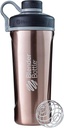 BlenderBottle Radian Shaker Cup Izoliran Nerjaveče jeklo steklenica vode z žico Whisk, 26-Ounce, Baker