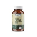 Alpha Focus Nootropic - Memory and Focus Brain Booster Supplement with Choline, Citicoline, GPC, L-Tirozin, Bacopa Monnieri, DMAE, Gingko Biloba, Lion's Mane, Niacinamid - 60 kapsul