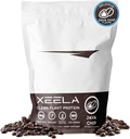 XEELA rastlinski veganski protein v prahu - Neodvisno testirani - 25g visoki proteini, Pea proteini za moške in ženske - vitamini in minerali, ne GSO, Mlečni in gluten brez, LowCarb & LowFat (Java Chip)