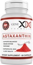 GENEX 12mg softgels astaksantin (60 kapsul) Naravni antioksidant za oči, kožo in skupno zdravje in imunosupresivno podporo - brez glutena, brez glutena, brez GMO (60 dnevna oskrba)