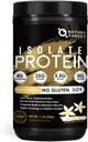 CILJ NATURE Izoliraj sirotkine beljakovine v prahu Vanilla, 25g beljakovine brez sladkorja in glutena, 5,5g BCAA, bogate z vlakni in minerali, 1,1 funt, 16 obrokov