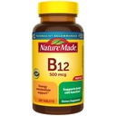 Vitamin B12 500 mcg, prehranska dopolnila za energetsko presnovo, 200 tablet, 200 dnevna zaloga