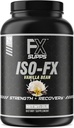 FX SUPPS ISO-FX 100% izolat Whey Protein Powder (Vanilla) Idealno post Workout recovery dodatek s kompleksno BCAA & EAA mešanica za moške in ženske, Podpira okrevanje mišic in rast, 2.0 Pound