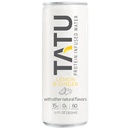 TATU Ready-To-Pink Protein Infundirana voda Lemon Ginger 24 Pack. 15 gramov izolat sirotkinih beljakovin, 0 gramov sladkorja, samo 60 kalorij. Lemon Ginger in Orange Mango. Brez glutena, brez laktoze.