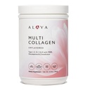 Alaya Multi Collagen Powder - tip I, II, III, V, X Hidralizirani kolagen Peptides Beljakovine Powder Supplement z MSM + GC (nearomatizirani) (40 strežnikov)