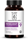 BIO-Essentials, Resient - Podpora naravnemu imunskemu sistemu - Dr. Oblikovano za okrepitev vaše obrambe - W/Organic Gobe Mešanica, Echinacea, Astragalus, Oregano & More - Vegan - Izdelano v ZDA- 60 Kapsule