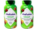 Vitafusion Calcium, Gummy JKHyWW Vitamini za odrasle, 500 mg, 100 Število (paket z 2)
