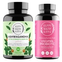 Happy Healthy Hippie Vaginal Probiotics za ženske & Organic Ashwagandha
