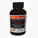 Tart Cherry Punch - 4 Pack - Beljakovine + kofein - Dvocelični strel - BCAA s kofeinom, nootropiki, Cacao, Sea Moss, Ginseng, Whey - Wake-Up in Focus