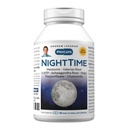 ANDREW LESMAN Night Time 30 Kapsule - 3mg melatonin, Valerian, Ashwagandha, Pasijonka, Hops, Kamilica. Brez jutranjega godrnjanja. Naravna podpora, nežen miren spanec. Kapsule zlahka pogoltnete