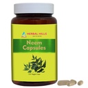 HERBAL HILLS Neem kapsule 120 Vegie kapsule Neem Leaf Azadirachta Indica 700 mg prašek in ekstrakt mešanica v kapsuli