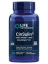 Life Extension CinSulin® z InSea2® in Crominex® 3+, shilajit, amla sadja, cimet, rjavih alg, podpira zdravo presnovo in zadovoljstvo, Gluten-free, Non-GMO, Vegetarian, 90 kapsul