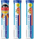 Nemška Kalcij + vitamin D Drink Šumeče tablete 60 Serving Orange- Grapefay Flavour - 500 mg Kalcij, 2,5 μg Vitamin D3 - T&D Pharma – Izdelano v Nemčiji