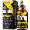 Tekoči biotin & kolagen zmanjšanje rasti las 60.000mcg - Biotin in tekoči kolagen dodatek za moške in ženske - Glowing podpora kože, zdravo rast las in nohtov - 2oz