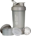 BlenderBottle Shaker steklenica z tablete Organizator in shranjevanje za Protein Powder ProStak System, 22-Ounce, Probble Siva