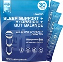 Unwind Gut Health Drink Mix.Apple Cider Viner Prebiotik,Probiotiki Prebavno zdravje za ženske in moške.Melatonin-free,Valerian Root,Kamilica.