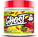 GHOST Gamer: Energy and Focus Support Formula - 40 Servings, Sour Patch Otroci Redberry - Nootropics & Natural Caffeine za pozornost, Natančnost in odzivni čas - Vegan, Gluten-free