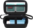 Elonbo Astma Inhaler nosljiv primer, Travel Organize Holder Bag for Ventolin Inhaler, Extra Interior Mesh Pocket Fits Astma Mediction, Black+Inside Black (CASE SAMO! Inhalacijsko zdravilo ni vključeno)