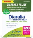 Boiron Diaralia tablete za lajšanje driske, plin, napenjanje, bolečine v črevesju in Travlerjeva driska - 120 jih je (2 paket po 60)