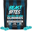 BEAST BITES - Kreatin Infundirani Gumiji - 5g Creapure Kreatin Monohidrat na strežbo - NSF Certified for sport - 30 Servings