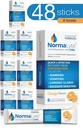 NormaLyte peroralna rehidracija soli-48 Pakiranja palic (Yields 500mL na pakiranje)-Orange