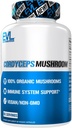 Evolution Nutrition Cordyceps Gobe - Imunski sistem in zdravje srca podpora - 500mg Gobe dodatek - 100% Organic, Vegan & Non-GMO - za energijo in učinkovitost - 60 Servinges
