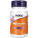 NOW Foods Supplements, Melatonin 3 mg, Free Radical Scavenger*, Zdravi cikel spanja*, 180 Žvečljivi Lozenges