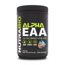 NutraBio Alpha EAA - All-Day Aminokisline za rast in hidracijo mišic - Esencialne aminokisline z nootropiki & adaptogeni- Celoten spekter EAA BCAA Prašek - 30 Serving - New York Punch