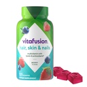 Vitafuzija Prekrasni lasje, kože in nohti Multivitaminski Gummy Vitamini, plus Biotin in antioksidanti vitamini C&E, Malina aroma, 135ct (45 dan dobave), iz ameriške številke ena Gummy Vitamin Brand