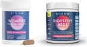 BIOHM ženski probiotiki 30B CFU & 210 oz Essential Prebavne rdeče Powder paket, Celovit Gut & Vaginal Health Support, Bogata z antioksidanti, encimi, vitamini