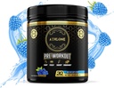 Pre Workout Powder Blue Raspberry Performance Mešanica- Energija s kofeinom, L-citrulin, Beta Alaline, himalajska roza sol - Brez umetnih barvil (30 serving)