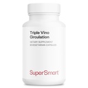 Superpametna - Trojno vino Circulation (Visoka moč) - 3-v-1 Formula - Red Vine Leaf Extract - z grozdnim semenom & Marc 