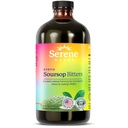 Serene Herbs - Soursop Bitters Liquid - Organic Herbal Guanabana Detox s črnim semenom, Moringa & Ginger - Podpira Prebavne Wellness & Imunska funkcija - 16 fl oz
