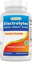 Best Naturals Elektrolites Hydrate-Balance- Sustain Premium Formula 240 Kapsule. Brez glutena in brez glutena.