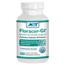 Floracor – probiotiki in encimi za podporo črevesje in Gut Heath-180 vegetarijanske kapsule