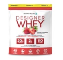 Oblikovalec Wellness, Oblikovalec Whey, Natural Whey Protein Powder s probiotiki, Fiber, in Key B-Vitamini za energijo, Gluten-free, Poletna jagoda, 2 lb