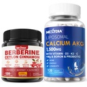 Berberine dodatek 1500mg + liposomski kalcij AKG dodatek 1500mg