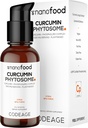 Koda Liposomski kurkumin Phytosome Liquid Supplement, Kurkumin Veganske tekoče kapljice, rastlinsko-bazna kurkuma Longa Dropper, Curcumina, Sončnica Fosfolipid, Sugar-free, Citrus Flavor, 2 fl oz