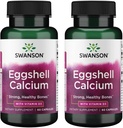 Swanson Eggshell Kalcij z vitaminom D-3 60 kapsulami (2 pakiranji)