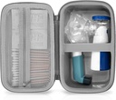 Astma Inhaler Case Prenosni Nebulizer in Spacer Skladišče za otroke in odrasle - potovalni kovček za maske, Inhaler imetnik (GREJ)