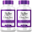 (2 pakiranji) Ultra Flex kapsule, Advanced Joint Support Supplement, Ultra Flex Natural Joint Health Formula, Max Jakost tablete za skupno Wellness in mobilnost, UltraFlex Vitamin Reviews (120 kapsul)