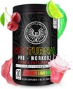 Nocturna preddelava - No Coffeine Night Time Preworkout za moške in ženske za visoko energijo in masivne črpalke - Cherry Limeade, 30 Serving