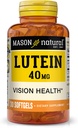 MASON NARAVNI lutein 40 Mg Ultra moč mehki geli - 30 Ea