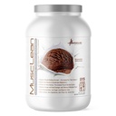 Presnovna prehrana - Musclean - Milkshake, Whey High Protein Meal Nadomestek, Vzdrževalna prehrana, Nizki ogljikovi hidrati, Keto prehrana, Prebavni encimi, Čokolada, 2,5 funt (25 serov)