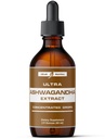 Ultra6 Nutrition Ashwagandha Tekoče kapljice - Organic Ashwagandha Dodatki z Rhodiola Rosea Tinkture - Root Extract za Mood in energetiko - Dopolnilo za moške in ženske