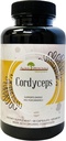 Aloha Medicines Pure Cordyceps, Certified Organic Gobe dodatek, Podpira Imuniteto in energijo, pakiranje po 1, 90 kapsul